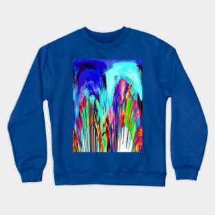 Abstract Waves Crewneck Sweatshirt